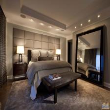 طراحی اتاق خواب با ترکیب رنگ های خنثی