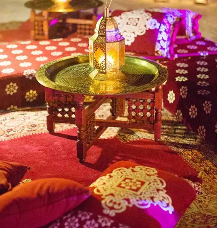 تزیین اتاق خواب عروس به سبک مراکشی
